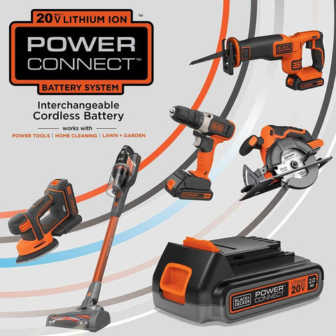 BLACK+DECKER 20V MAX Cordless Drill and Driver, 3/8 Inch, With LED Work Light...