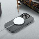 Alcantara case Compatible with iPhone 15 Pro,Handmade Fully-Wrapped Synthetic...