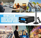 1000FT Long Range FM Transmitter Stereo Mini Radio Station for Church Drive-i...