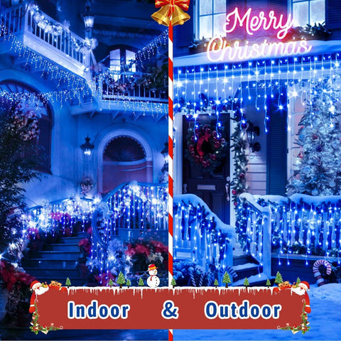 JXLEDAYY Christmas Lights Super Long 1280 LED 131 FT LED String Lights with 2...