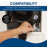 Broan-NuTone FG1000VVS SurfaceShield Antibacterial LED Replacement Upgrade Gr...