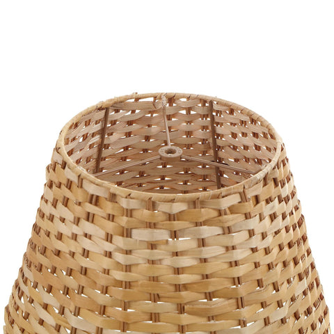 Aspen Creative 32987, Empire Spider Lamp Shade, Natural Banana Leaf, 9" Top x...