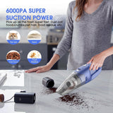 Handheld Vacuum Cordless Rechargeable,Car Vacuum Cordless Cleaner,1.5lbs Ligh...