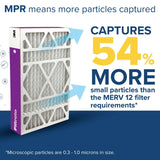 Filtrete 16x20x4 AC Furnace Air Filter, MPR 1550, MERV 12, Fits Lennox & Hone...