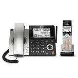 AT&T CL84107 DECT 6.0 Expandable Corded/Cordless Phone with 1 Handset, Black