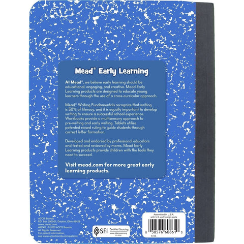 Mead Primary Composition Book, Ruled, Grades K-2, 100 Sheets, 7-1/2" x 9-3/4"...