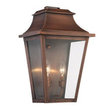 HomeRoots Coventry 2-Light Copper Patina Pocket Wall Light