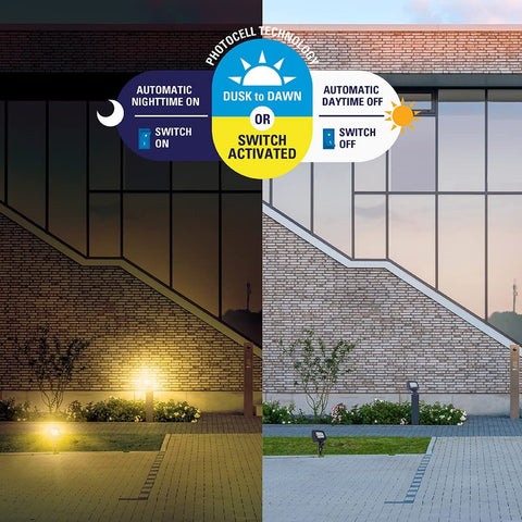 HALO Outdoor Integrated LED Large Floodlight, Bronze Finish, Selectable CCT 3...