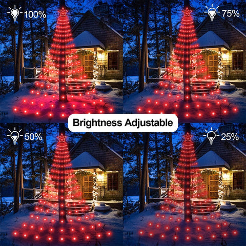 Smart Valentines Day Decorations Lights with Star Topper, 11.48ft 350 LED DIY...