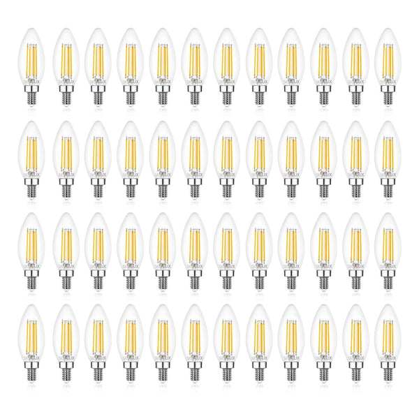 Sigalux E12 LED Bulb Dimmable, Candelabra LED Light Bulbs, Chandelier Light B...