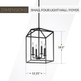 Sea Gull Lighting 5215004-112 Perryton Small Four - Light Hall / Foyer Hangin...