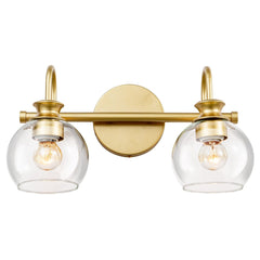 Bathroom Vanity Light Fixtures, 15 inch 2-Light Globe Bathroom Light Fixtures...