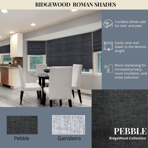 CHICOLOGY Roman Shades for Windows, Roman Window Shades, Roman Shades, Window...