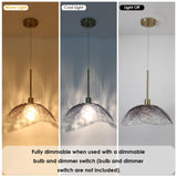 Grey Glass Pendant Lights Kitchen Island Flower Glass Chandelier Modern Penda...