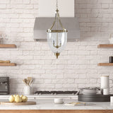 MARTHA STEWART Camden Farmhouse Chandeliers for Bedrooms, Adjustable Chain Di...