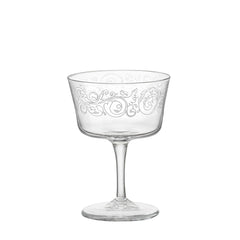 Bormioli Rocco Bartender Novecento 7.5 oz. Fizz Cocktail Glass, Set of 6, Lib...