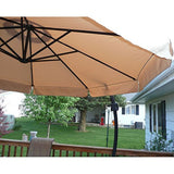 Garden Winds 2010 Offset Umbrella Replacement Canopy Top Cover